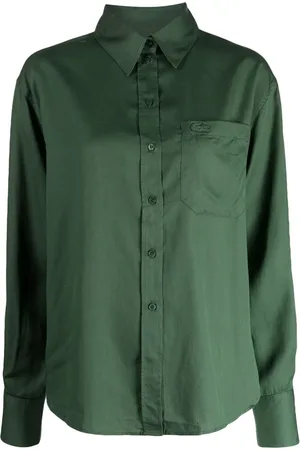 Lacoste Skjorte med logoapplikation og knapper