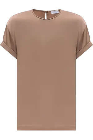 Brunello Cucinelli Bluse i silkeblanding