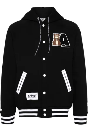 A Bathing Ape Jakke med hætte og logomærke