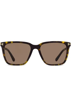 Tom Ford Garrett solbriller med skildpaddeeffekt