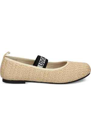 Moschino Ballerinaskor med logotyprem