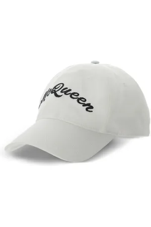 Alexander McQueen Baseballkasket med logobroderi