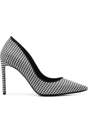 GINISSIMA 85 mm pumps med houndstooth-mønster