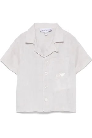 Emporio Armani Skjorte med broderet logo