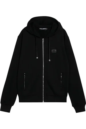 Dolce & Gabbana Hættetrøje med snoretræk og lynlås