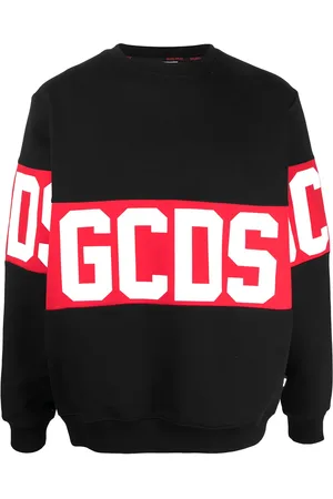 GCDS Strikket trøje med stor logotryk