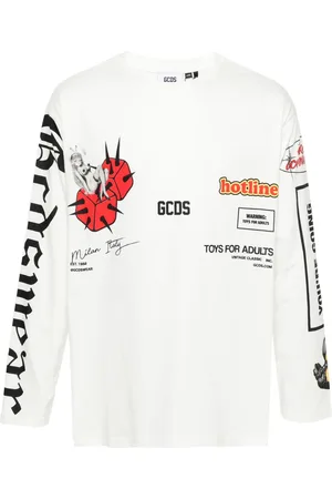 GCDS T-shirt med logotryk