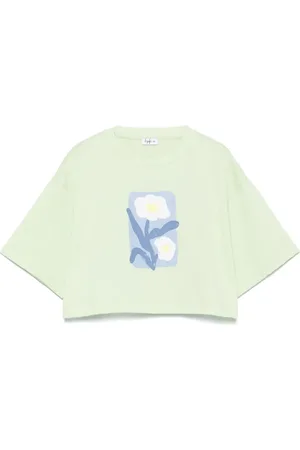 Il gufo T-shirt med logomærke