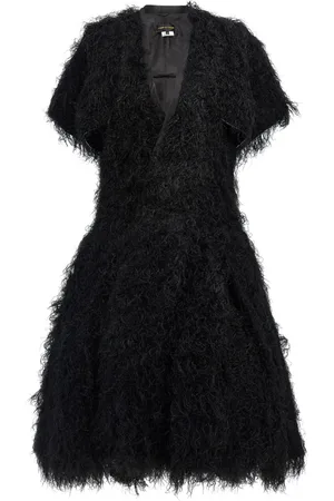 Comme des Garçons Midi kjole i imiteret pels