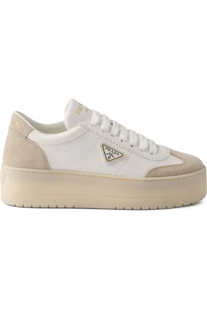 Prada Downtown sneakers med plateausål