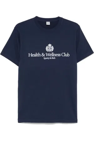 Sporty & Rich T-shirt med H&W-våbenskjold