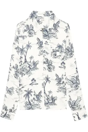 Zadig & Voltaire Skjorte med palmetryk