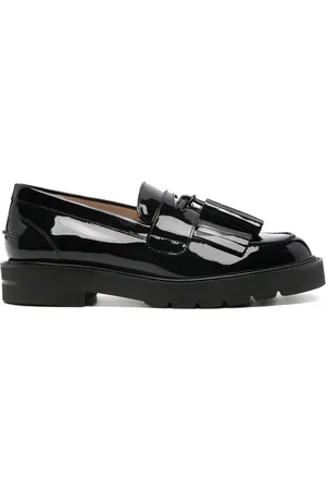 Stuart Weitzman Mila Lift 30 mm loafers med kvastdetalje