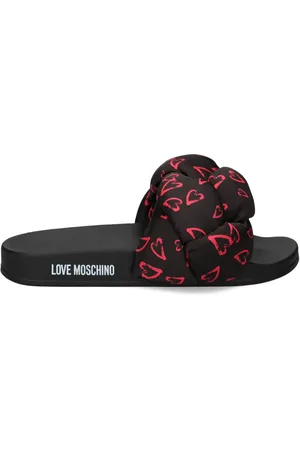Moschino Tofflor med hjärttryck