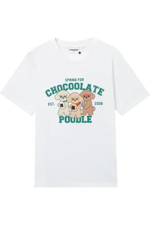 Chocoolate T-shirt med grafisk tryk