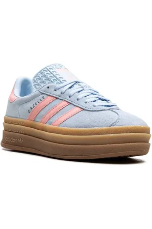 adidas Gazelle Bold Baby Blue/Pink sneakers