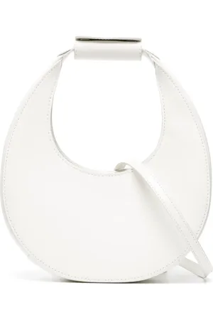 Staud Mini Moon skuldertaske i læder