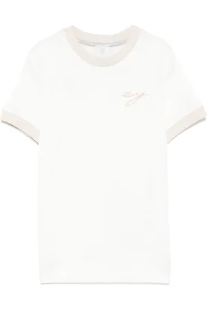 ELEVENTY T-shirt med logobroderi