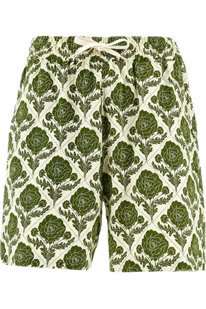 Les Deux Bermuda-shorts med blomstret mønster