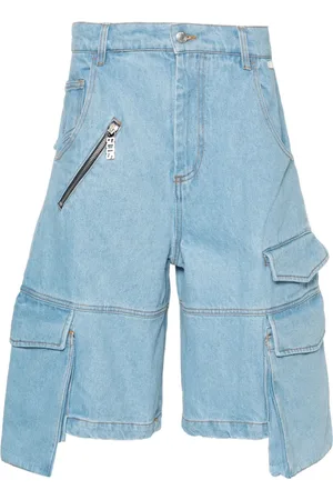 GCDS Denimshorts med logoplade