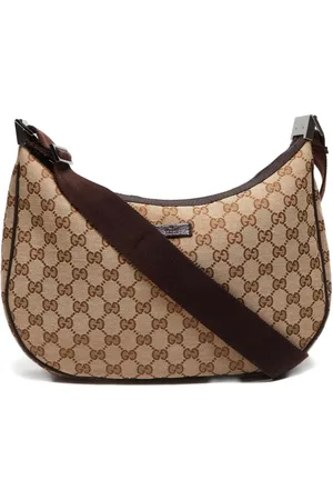 Gucci Skuldertaske i GG-lærred fra 2000-2010