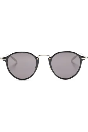 Montblanc Runde solbriller med logoplade