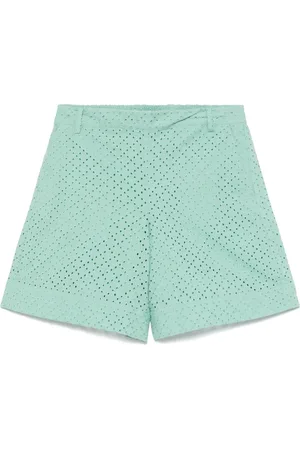 Twin-Set Shorts med logoapplikation