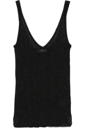 Majestic Finstrikket tanktop