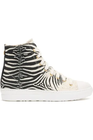 Roberto Cavalli Sneakers med zebratryk