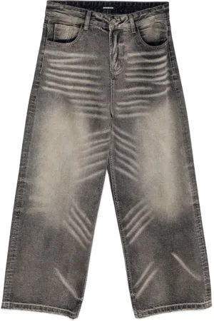 Ground Zero Jeans med whiskering-effekt
