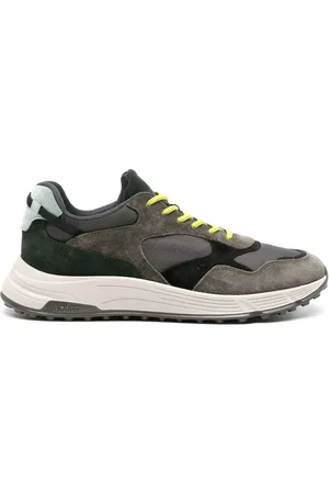 Hogan Hyperlight sneakers i ruskind med paneler