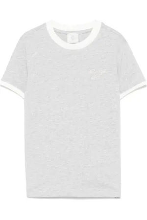 ELEVENTY T-shirt med logobroderi