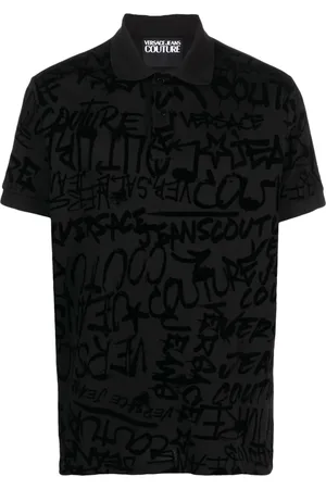 VERSACE Skjorte med graffiti-tryk