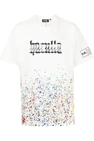 HACULLA T-shirt med malingeffekt