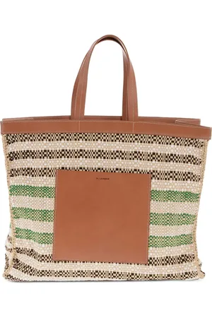 Jil Sander Tote i bast