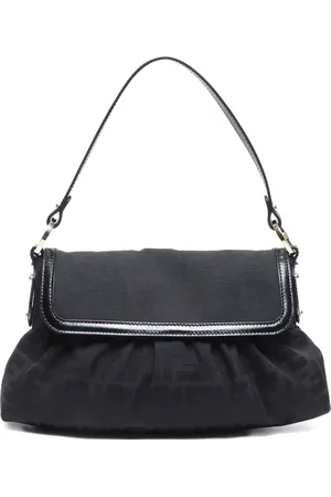 Fendi Skuldertaske med Zucca-mønster fra 2000-2020