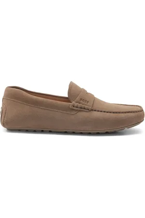 HUGO BOSS Loafers i ruskind