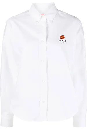 Kenzo Langærmet skjorte med broderet logo