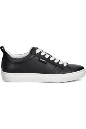 HUGO BOSS Sorte sneakers i læder