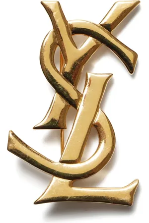 Saint Laurent Broche med Cassandre-logo fra 1990-00