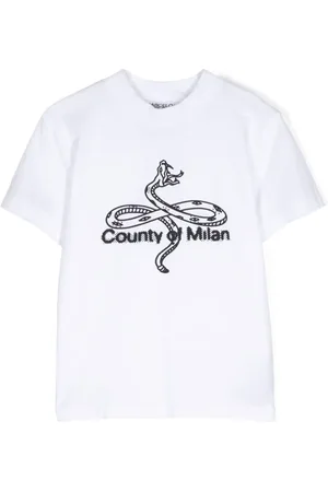 MARCELO BURLON T-shirt med grafisk tryk