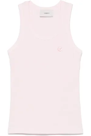 COPERNI Ribbet tanktop med logo
