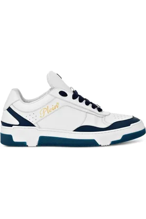Philipp Plein Sneakers i læder med præget logo