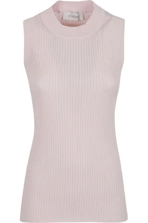 Sportmax Ribbet top uden ærmer