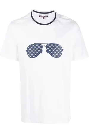 Michael Kors T-shirt med monogram-solbrilletryk