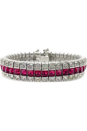 JENNIFER GIBSON JEWELLERY X Ciner Art Deco armbånd fra 1960