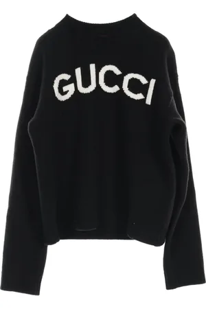 Gucci Tröja med intarsiastickad logotyp från 2010-talet