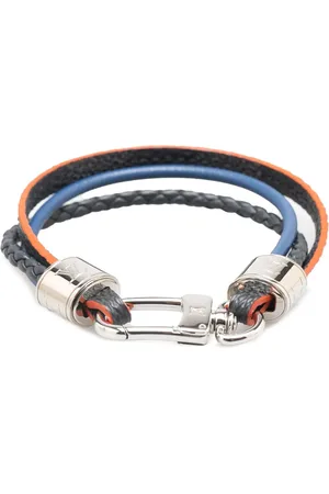 LOUIS VUITTON Damier Graphite LV Treble armbånd fra 2018