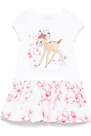 MONNALISA X Disney kjole med Bambi-tryk