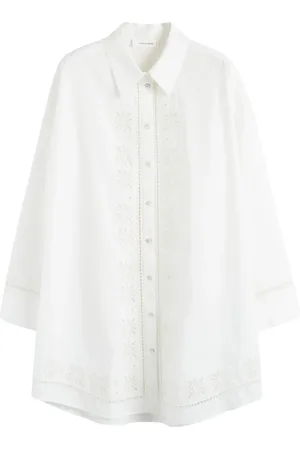 Chinti & Parker Skjortekjole i broderie anglaise